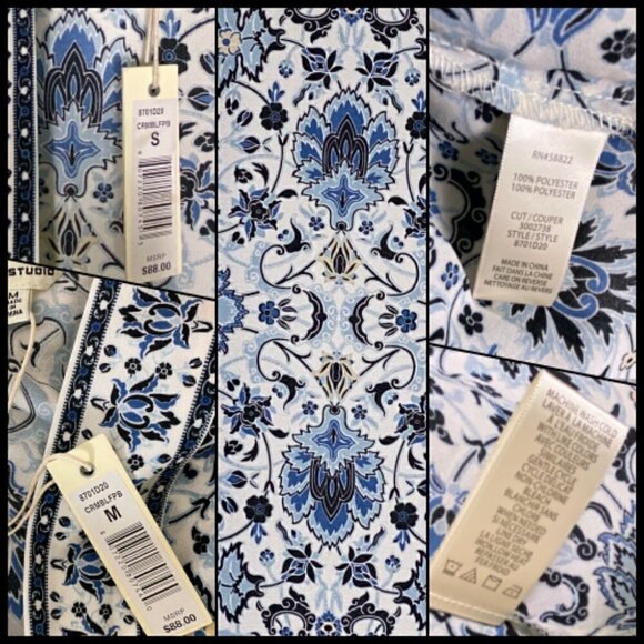 Max Studio Floral Three-Quarter Kimono Jacket - Picture 6 of 6